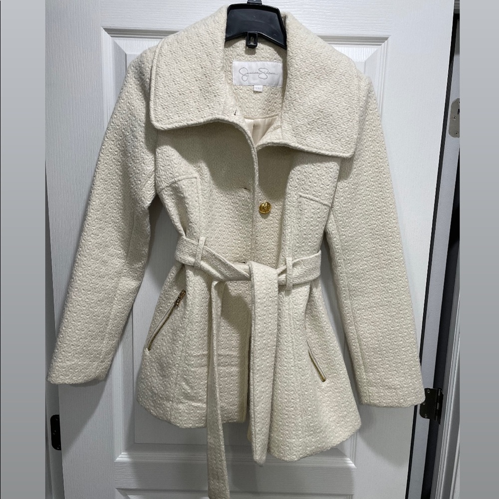 Jessica Simpson Cream Coat